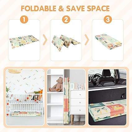 Dripex Baby Play Mat Sailing Theme