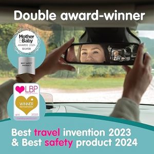 Read more about the article Onco Baby Car Mirror   Award Winning Shatterproof Back Seat Baby Mirror for Safe Travel with Newborns